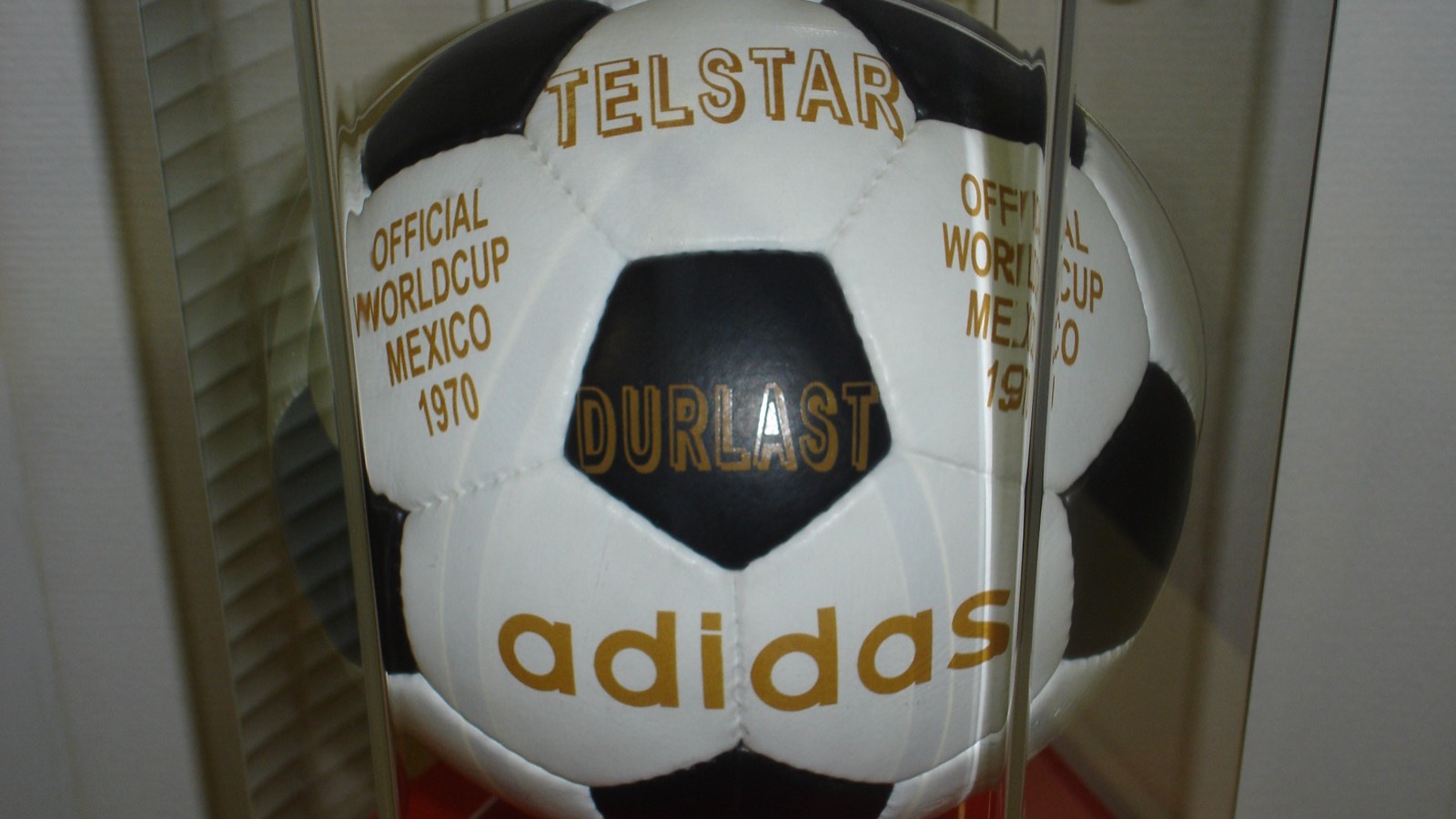 The Adidas Telstar, official ball of the 1970 Mexico World Cup