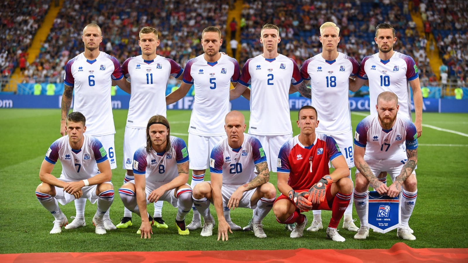 The Iceland national team at the 2018 World Cup