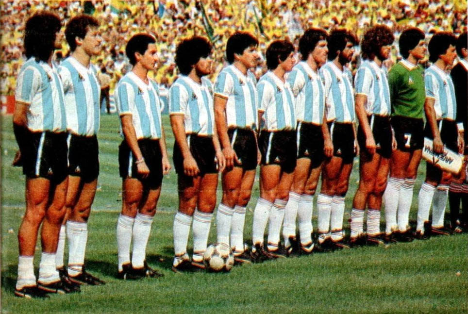 Argentina and Brazil face off at the 1982 World Cup