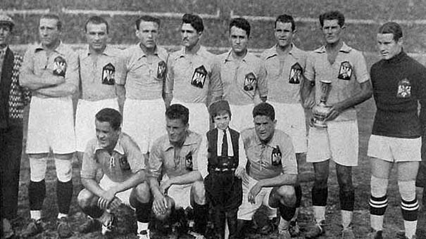 The Yugoslavia team at the first World Cup, in 1930