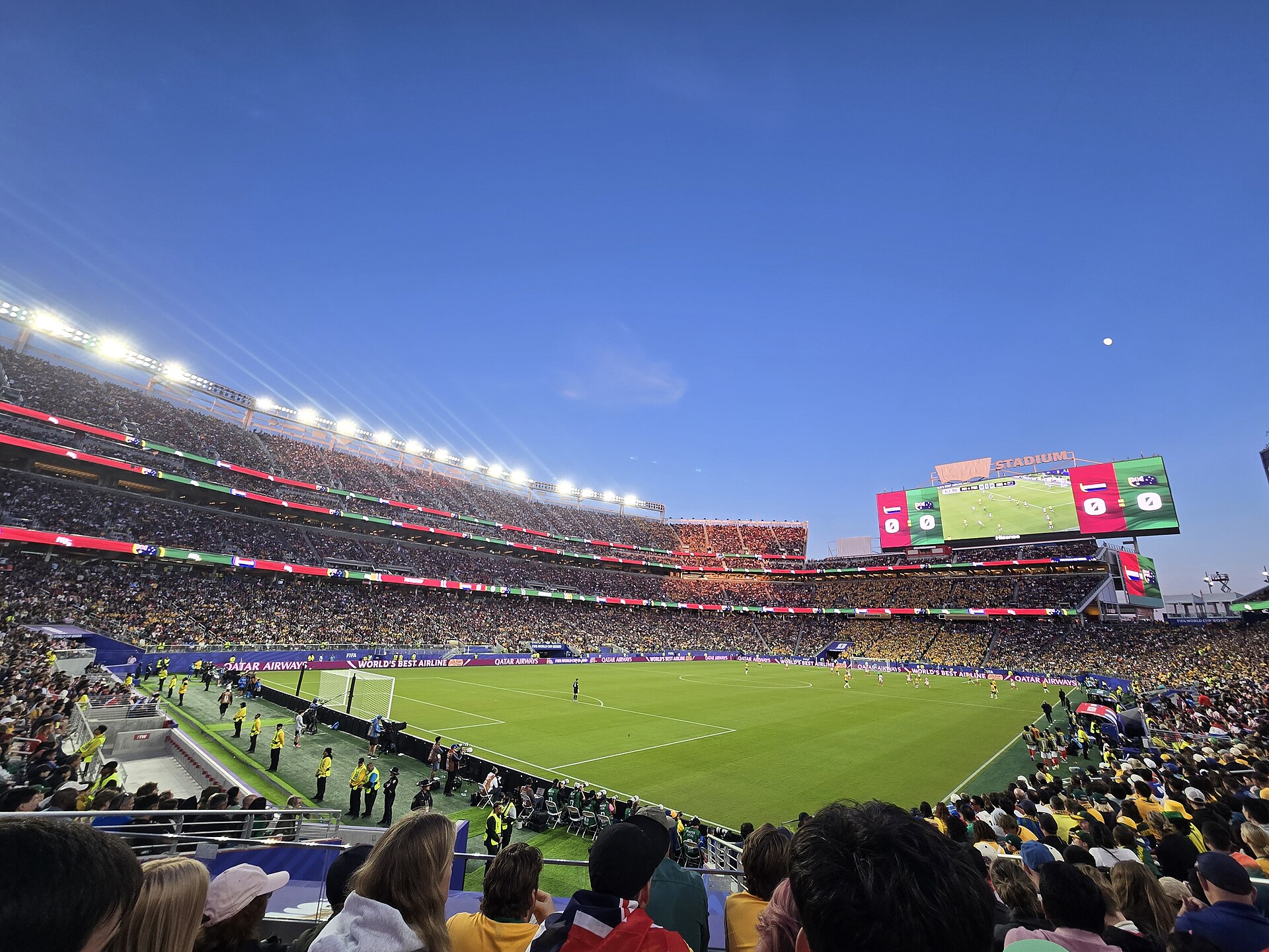 Levi's Stadium packed during a 2026 World Cup match