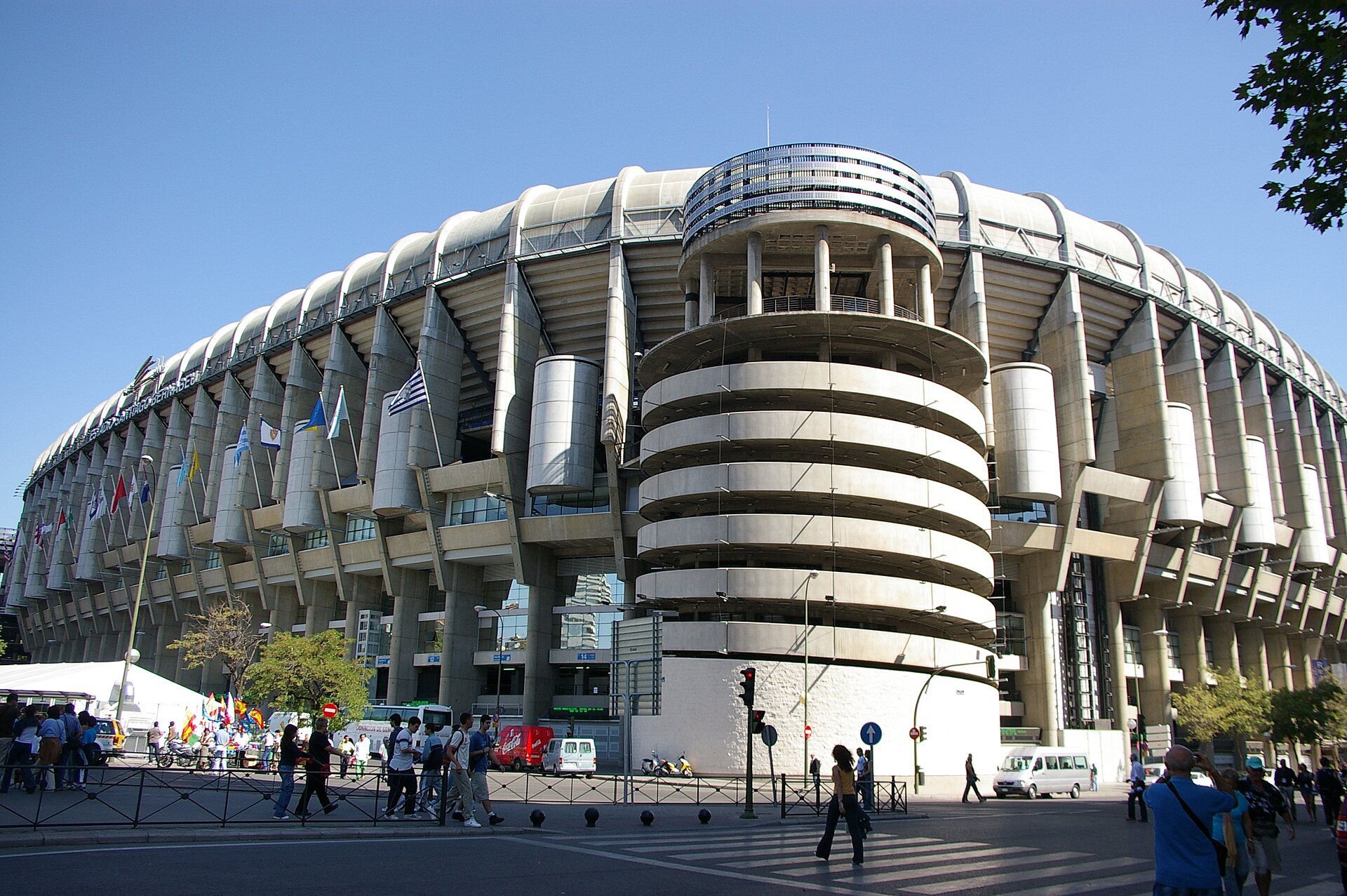 Santiago Bernabéu stadium in Madrid, one of the candidate venues for 2030